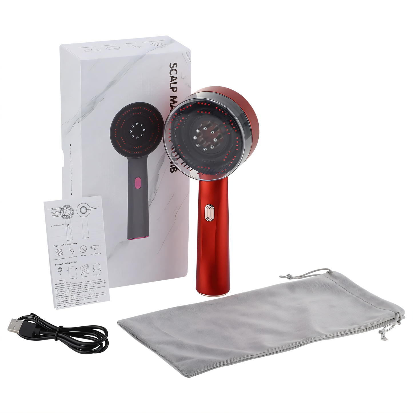 Red Light Scalp Massager