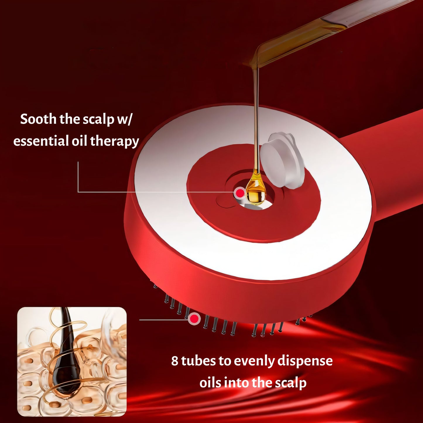 Red Light Scalp Massager