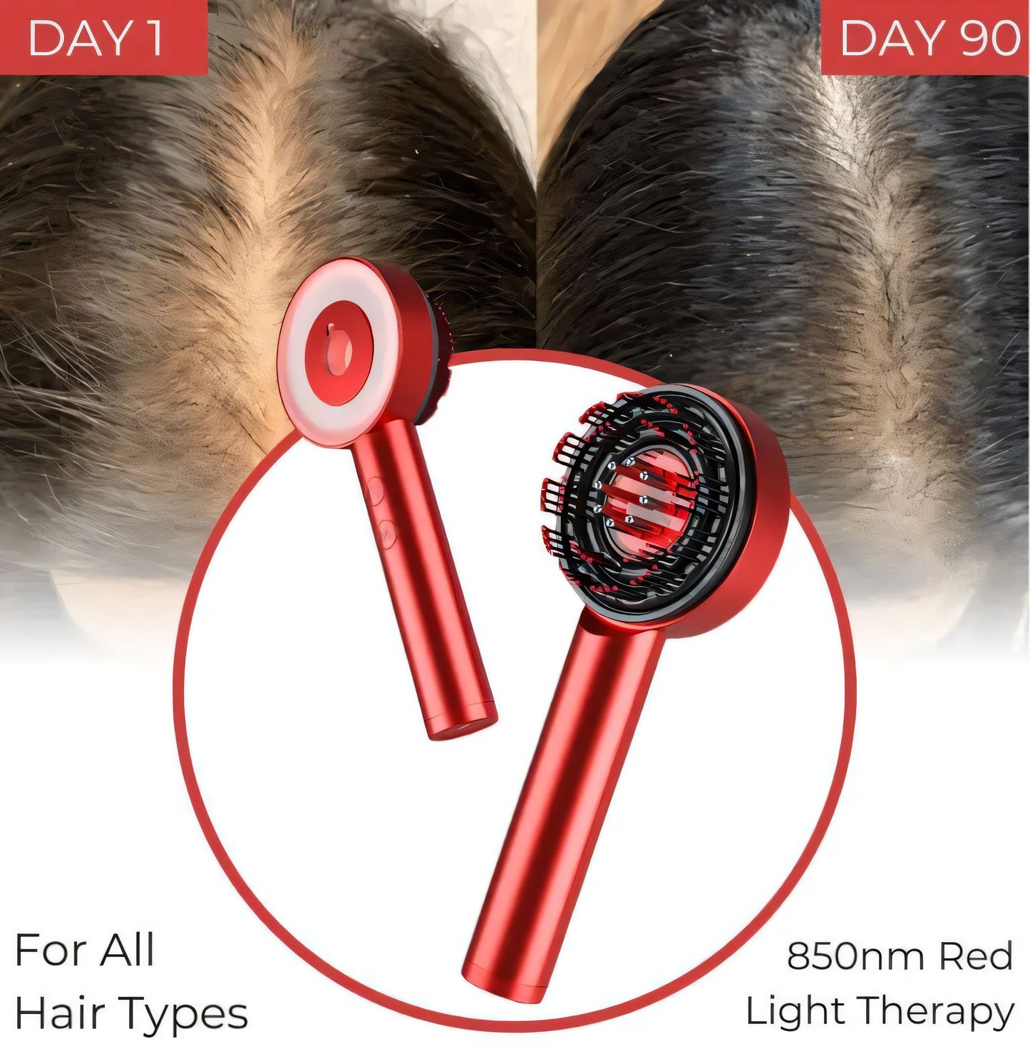 Red Light Scalp Massager