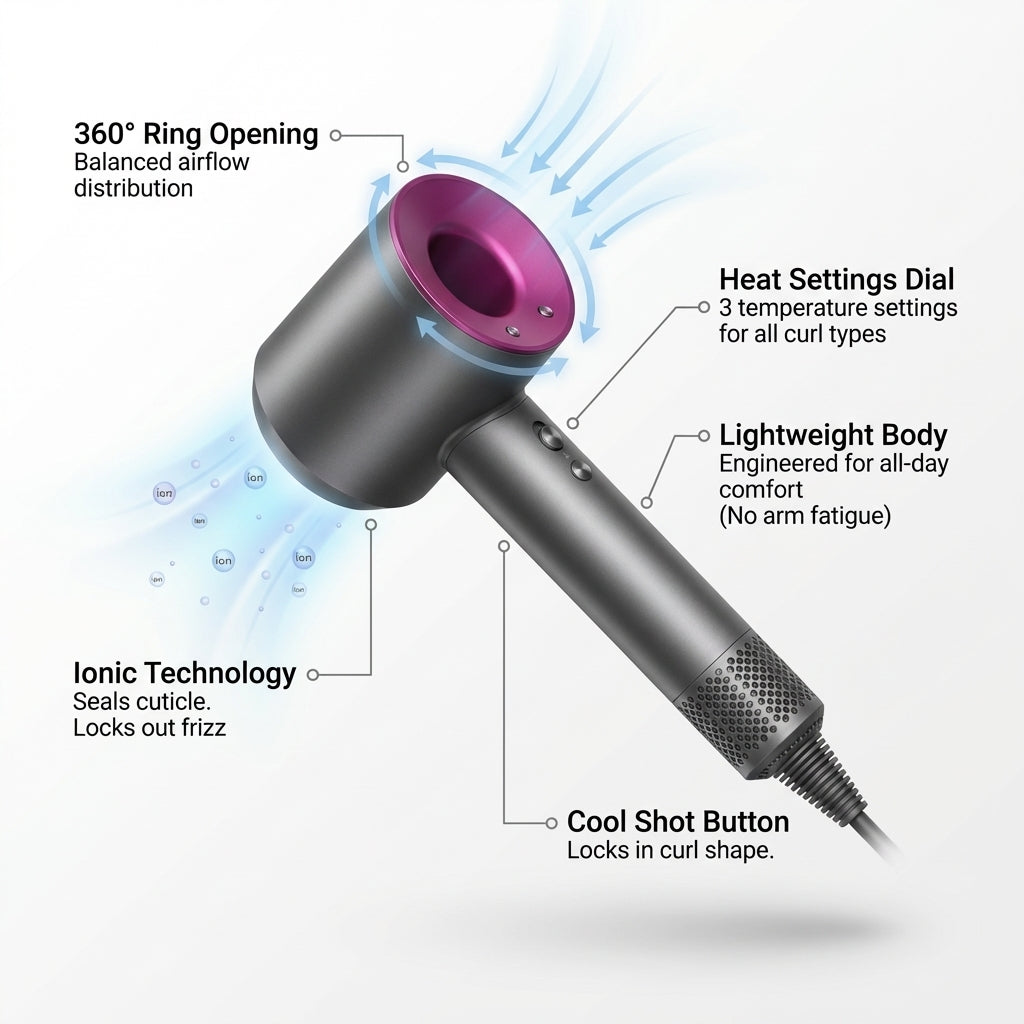 FemmeBurn™ Frizz Free Ring Dryer