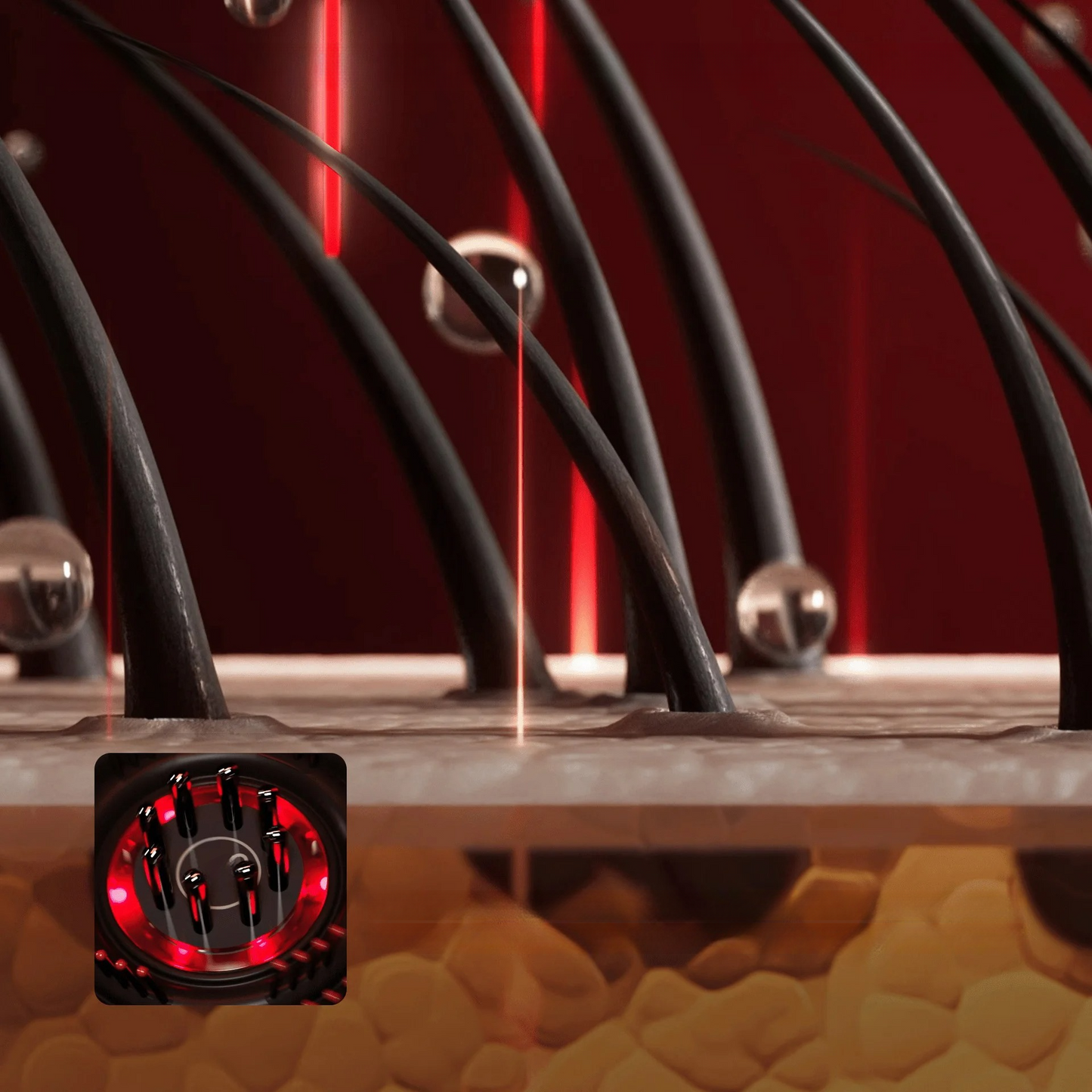 Red Light Scalp Massager